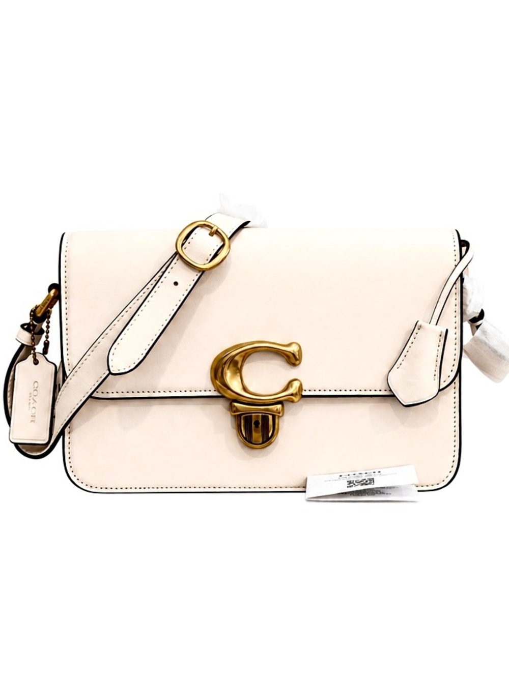 COACH Studio Chalk White Crossbody Shoulder Bag NWT $450+